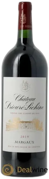 image du vin Château Prieuré Lichine 4ème Grand Cru Classé 2019