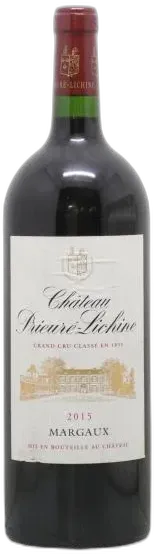 vue du vin Château Prieuré Lichine 4ème Grand Cru Classé 2015