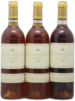 vue du vin Château D&Apos; Yquem 1er Cru Classé Supérieur 1989