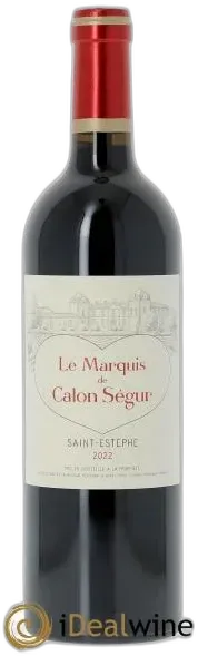 image du vin Marquis de Calon Second Vin 2022