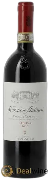 photo du vin Chianti Classico Docg Riserva Tenuta Tignanello Marchesi Antinori 2020