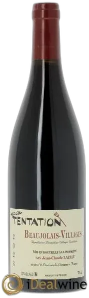 vue du vin Beaujolais Villages Tentation Jean-Claude Lapalu 2023