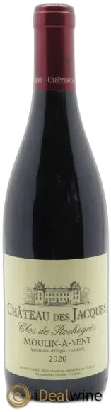 capture du vin Moulin-à-Vent Clos de Rochegrès Château des Jacques