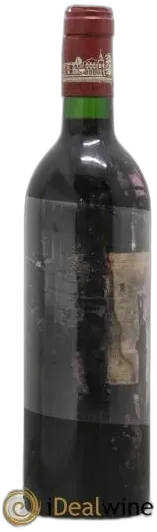 vue du vin Château Lafite Rothschild 1er Grand Cru Classé 1986