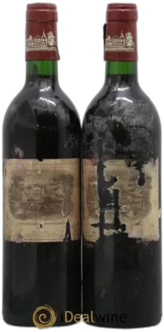 vue du vin Château Lafite Rothschild 1er Grand Cru Classé 1986