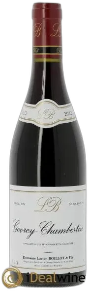 photo du vin Gevrey-Chambertin Lucien Boillot & Fils 2022