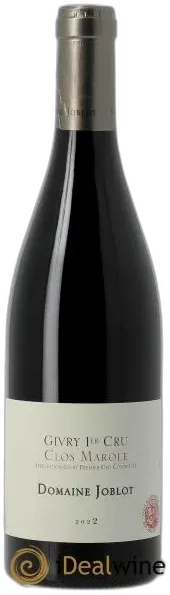 aperçu du vin Givry 1er Cru Clos Marole Joblot
