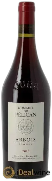 vue du vin Arbois Poulsard Pélican 2018