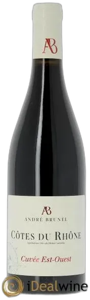 illustration du vin Côtes-du-Rhône Est-Ouest André Brunel 2024