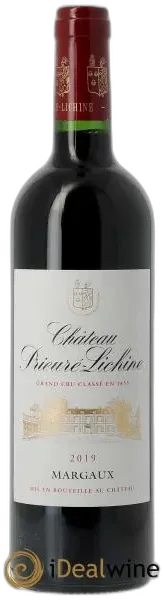 image du vin Château Prieuré Lichine 4ème Grand Cru Classé 2019