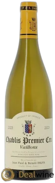 photo du vin Jean-Paul & Benoît Droin Chablis 1er Cru "Vaillons" 2023