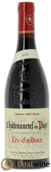 vue du vin Châteauneuf-du-Pape les Cailloux André Brunel 2015