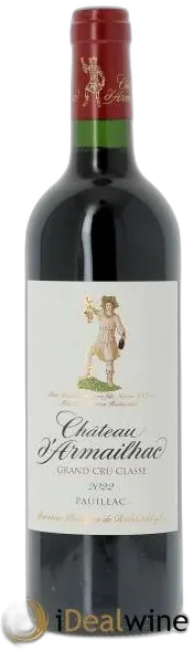 image du vin Château d’Armailhac 2022 Pauillac 5 Ème Grand Cru Classé Grand Vin Rouge de Bordeaux