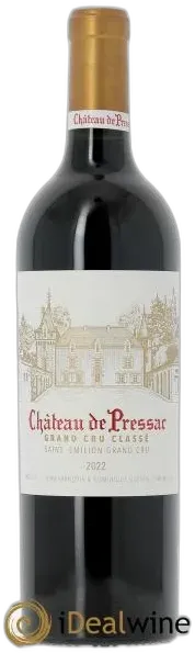 image du vin Chateau de Pressac Saint Emilion Grand Cru Classe