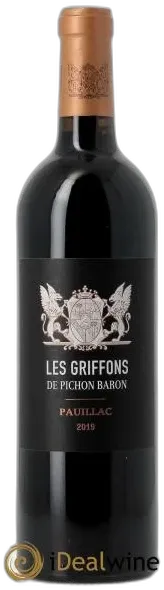 photo du vin les Griffons de Pichon Baron 2019