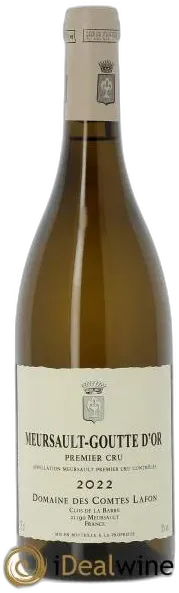 aperçu du vin Meursault 1er Cru Goutte D&Apos;or Comtes Lafon 2022