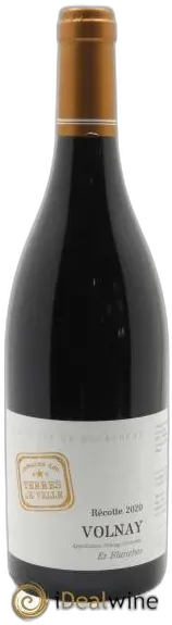 photo du vin Volnay ez Blanches Terres de Velle 2020
