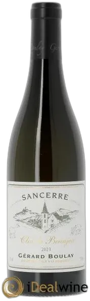 vue du vin Sancerre Blanc Clos de Beaujeu 2023 Gérard Boulay