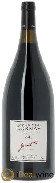 vue du vin Cornas Granit 60 Vieilles Vignes Vincent Paris