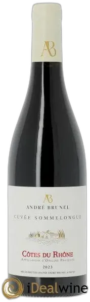 photo du vin Côtes-du-Rhône Sommelongue André Brunel 2023