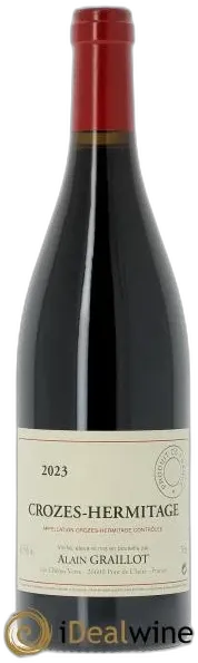 aperçu du vin Crozes-Hermitage Domaine Graillot 2023