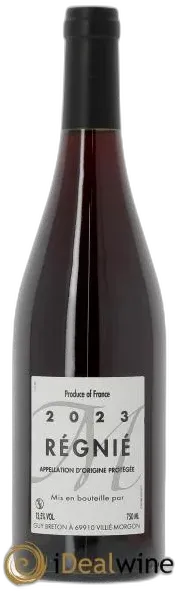 photo du vin Beaujolais Régnié Guy Breton 2023