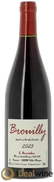aperçu du vin Brouilly Georges Descombes