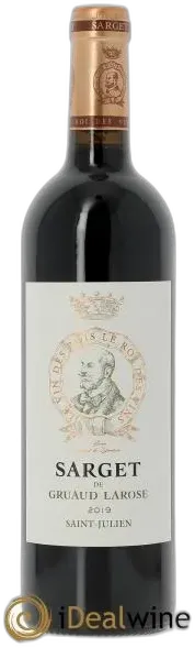image du vin Sarget de Gruaud Larose 2019 Second Vin du Château Gruaud Larose