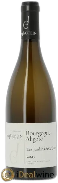 vue du vin Bourgogne Aligote "les Jardins de la Cote" 2023 Joseph Colin