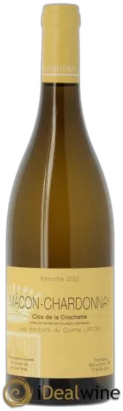 photo du vin Heritiers du Comte Lafon Macon Chardonnay Clos de la Crochette Blanc 2022
