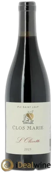 aperçu du vin Pic Saint-Loup Clos Marie Olivette Christophe Peyrus et Françoise Julien 2023