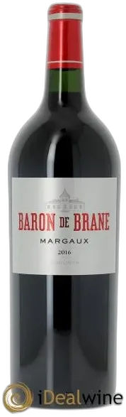 photo du vin Baron de Brane Second Vin 2016