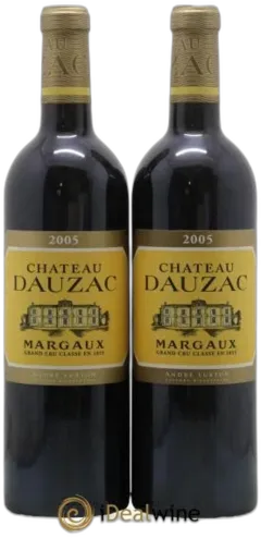 photo du vin Château Dauzac 5ème Grand Cru Classé 2005