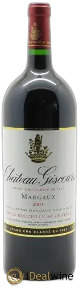 photos du vin Château Giscours 3ème Grand Cru Classé 2003