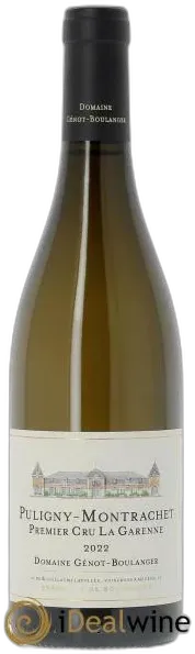 photos du vin Puligny-Montrachet 1er Cru la Garenne Génot-Boulanger 2022