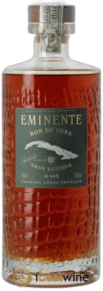vue du vin Rhum Eminente Gran Reserva 10 Ans