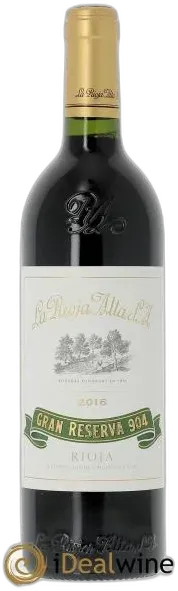 photo du vin Rioja Doca Gran Reserva 904 la Rioja Alta