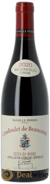 illustration du vin Côtes-du-Rhône Coudoulet de Beaucastel Famille Perrin 2020