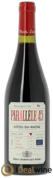 photos du vin Paul Jaboulet Aîné Parallèle 45 Côtes-du-Rhône Rouge 2024
