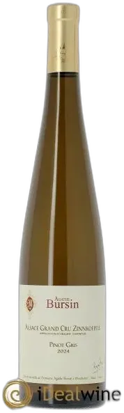 photo du vin Alsace Pinot Gris Grand Cru Zinnkoepflé Agathe Bursin 2024