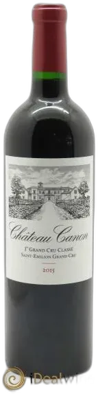 photo du vin Château Canon 1er Grand Cru Classé b 2015