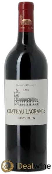 vue du vin Château Lagrange 3ème Grand Cru Classé 2018
