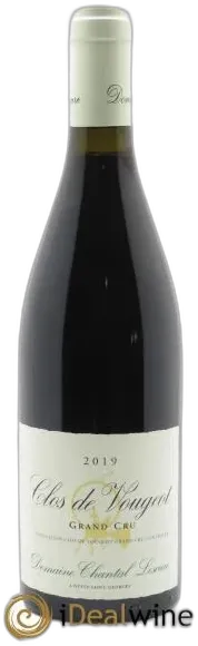 photos du vin Clos de Vougeot Grand Cru Chantal Lescure 2019