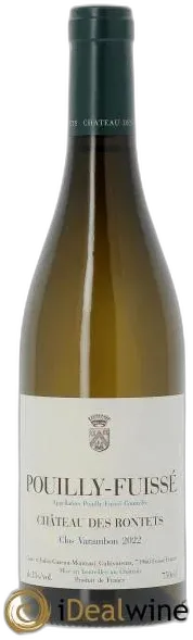 photo du vin Pouilly-Fuissé Clos Varambon Château des Rontets 2022