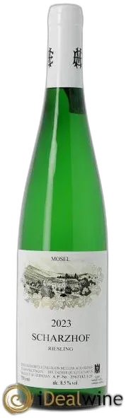 vue du vin Riesling Scharzhof Qba Egon Muller
