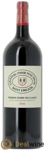 photo du vin Château Pavie Macquin 1er Grand Cru Classé b 2022