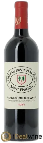 photo du vin Château Pavie Macquin 1er Grand Cru Classé b 2022