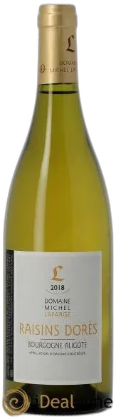 image du vin Bourgogne Aligoté Raisins Dorés Lafarge 2018