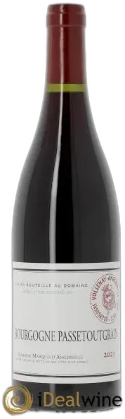 photo du vin Bourgogne Passetoutgrain Marquis D&Apos;Angerville