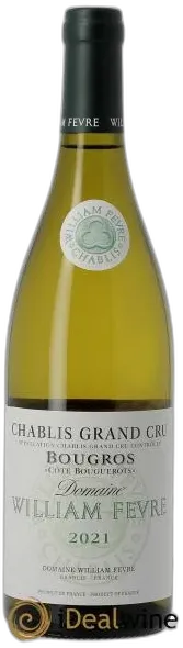 vue du vin Chablis Grand Cru Bougros Côte Bouguerots William Fèvre
